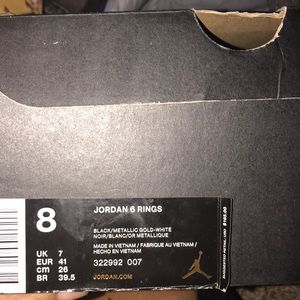 Jordan 6 Rings